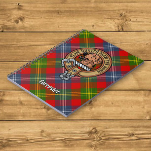 Clan Forrester Crest over Tartan Notitieboek