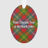 Clan Forrester Crest over Tartan Ornament (achterkant)