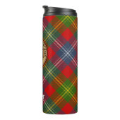 Clan Forrester Crest over Tartan Thermosbeker (Geroteerd rechts)
