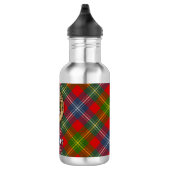 Clan Forrester Crest over Tartan Waterfles (Rechts)