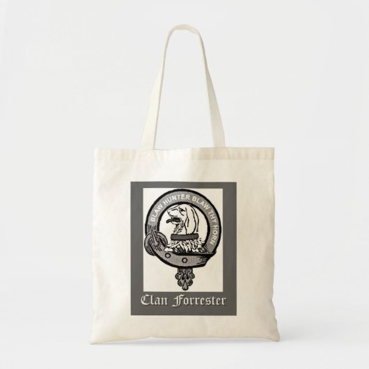 Clan Forrester Crest Tote Bag (Voorkant)