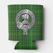 Clan Forrester / Foster Crest & Hunting Tartan Blikjeskoeler (Achterkant)