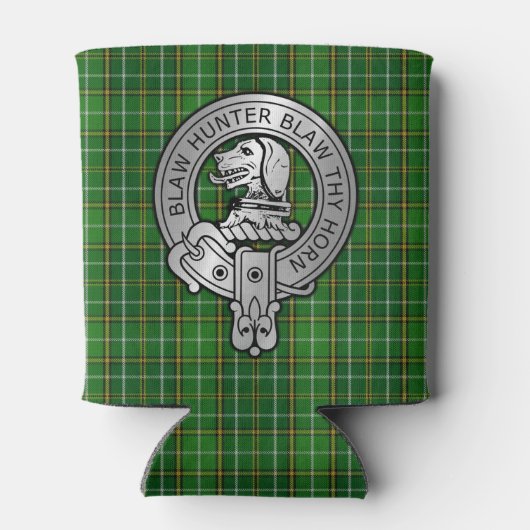 Clan Forrester / Foster Crest & Hunting Tartan Blikjeskoeler (Achterkant)