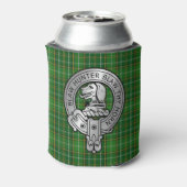 Clan Forrester / Foster Crest & Hunting Tartan Blikjeskoeler (Blikje Achterkant)