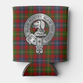 Clan Forrester / Foster Crest & Tartan Blikjeskoeler (Voorkant)