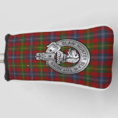 Clan Forrester / Foster Crest & Tartan Golfheadcover (Voorkant)