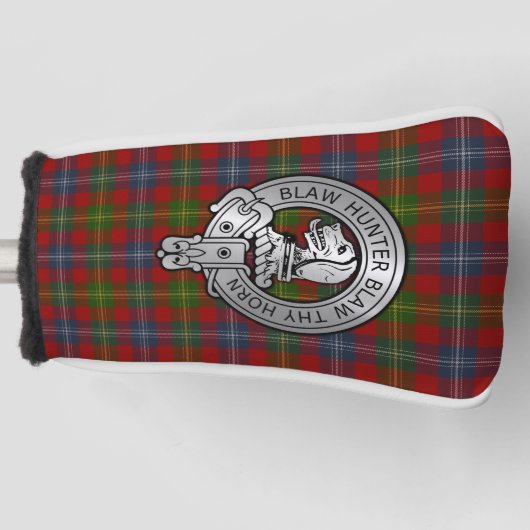 Clan Forrester / Foster Crest & Tartan Golfheadcover (Voorkant)