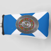 Clan Forrester | Foster Crest & Tartan Knot Golfheadcover (Voorkant)