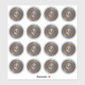 Clan Forrester | Foster Crest & Tartan Knot Sticker (Vel)