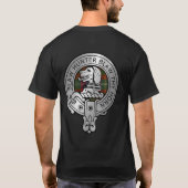 Clan Forrester / Foster Crest & Tartan T-shirt (Achterkant)