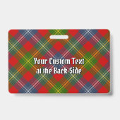 Clan Forrester Tartan Badge (Achterkant)