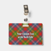 Clan Forrester Tartan Badge (Achterkant met clip)