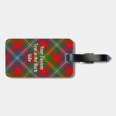 Clan Forrester Tartan Bagagelabel (Achterkant horizontaal)