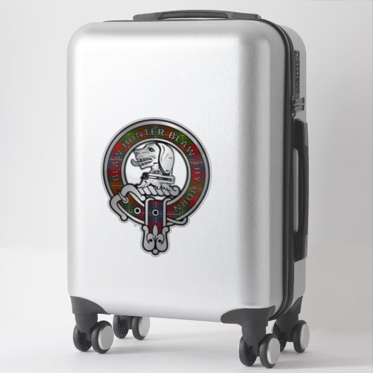 Clan Forrester Tartan Crest Sticker (Koffer)