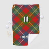 Clan Forrester Tartan Golfhanddoek (Insitu)