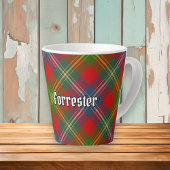 Clan Forrester Tartan Latte Mok