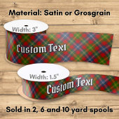 Clan Forrester Tartan Satijnen Lint