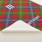 Clan Forrester Tartan Sherpa Deken (3/4)