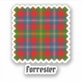 Clan Forrester Tartan Sticker (Voorkant)