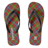 Clan Forrester Tartan Teenslippers (Voetbed)