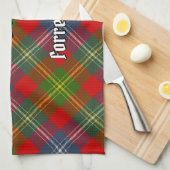 Clan Forrester Tartan Theedoek (Quarter Fold)