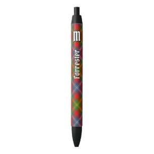 Clan Forrester Tartan Zwarte Inkt Pen