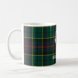 Clan Forsyth Crest Badge en Tartan Koffiemok