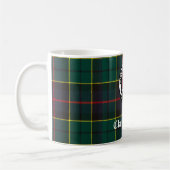 Clan Forsyth Crest Badge en Tartan Koffiemok (Links)