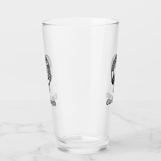 Clan Forsyth Crest Badge Glas (Rechts)