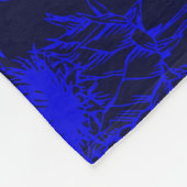 Clan Forsyth Crest & Tartan Knot Fleece Deken (Hoek)