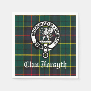 Clan Forsyth Crest & Tartan Servet