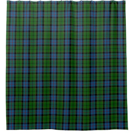 Clan Forsyth Forsythe Tartan douchegordijn (Voorkant)