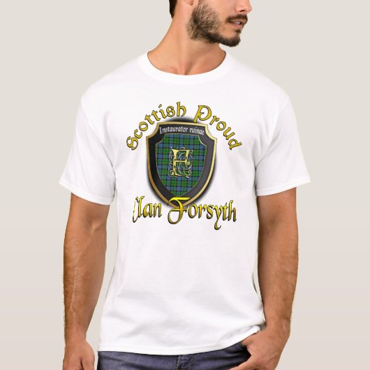 Clan Forsyth Schotse Trotse Shirten T-shirt (Voorkant)