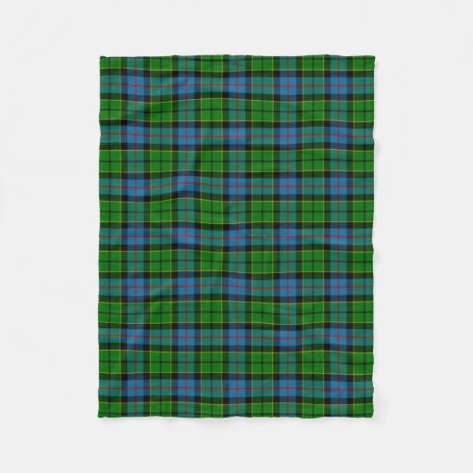 Clan Forsyth Tartan Fleece Deken (Voorkant)