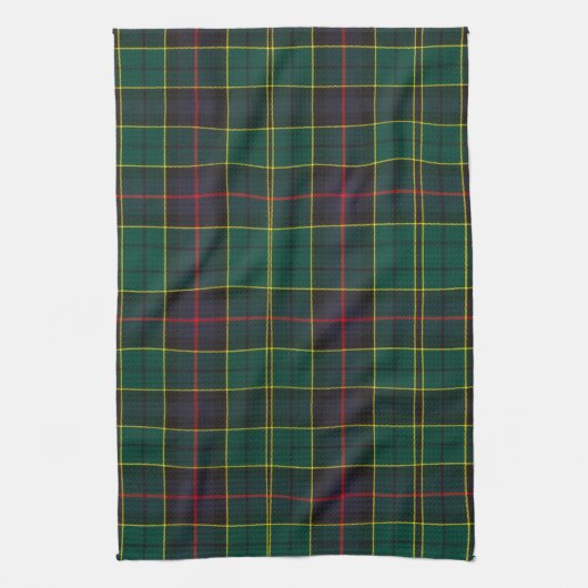 Clan Forsyth Tartan Pset Theedoek (Verticaal)