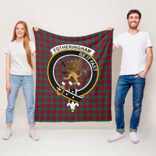 Clan Fotheringham Tartan Schotse Plaid Fleece Deken