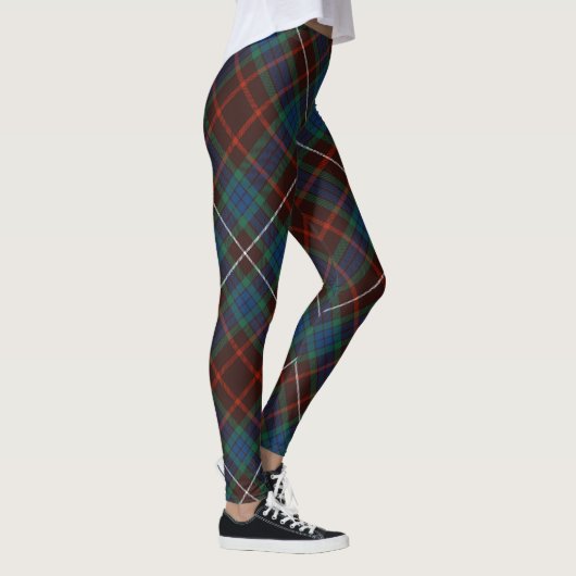 Clan Fraser Ancient Tartan - geroteerd Leggings (Rechts)