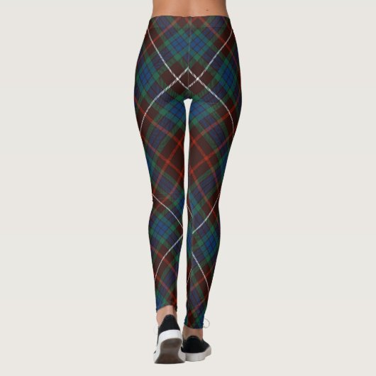 Clan Fraser Ancient Tartan - geroteerd Leggings (Achterkant)