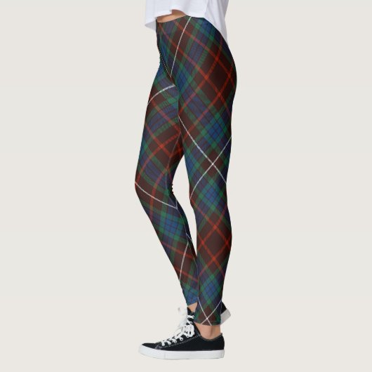 Clan Fraser Ancient Tartan - geroteerd Leggings (Links)