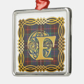 Clan Fraser Ancient Tartan Mok Metalen Ornament (Links)