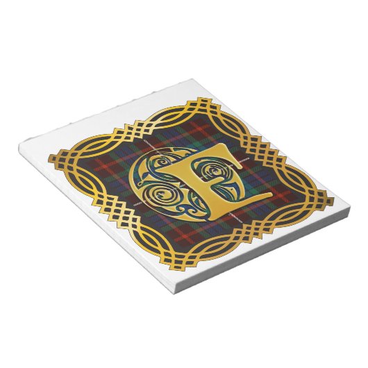 Clan Fraser Ancient Tartan Mok Notitieblok (Schuin)