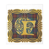 Clan Fraser Ancient Tartan Mok Notitieblok (Voorkant)