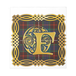 Clan Fraser Ancient Tartan Mok Notitieblok