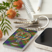 Clan Fraser Crest Acrylische Sleutelhanger (Voorkant Rechts)