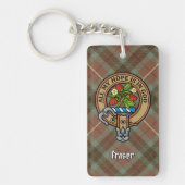 Clan Fraser Crest Acrylische Sleutelhanger (Voorkant)