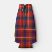 Clan Fraser Crest Badge en Tartan Flesjeskoeler (Achterkant)