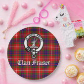 Clan Fraser Crest Badge  Papieren Bordje (Feest)