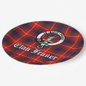 Clan Fraser Crest Badge  Papieren Bordje (Gekanteld)
