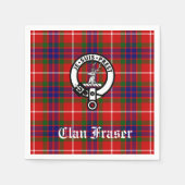 Clan Fraser Crest Badge  Servet (Voorkant)