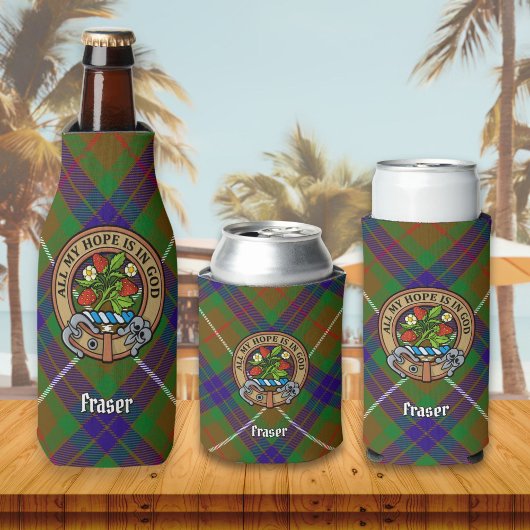 Clan Fraser Crest Bottle Cooler